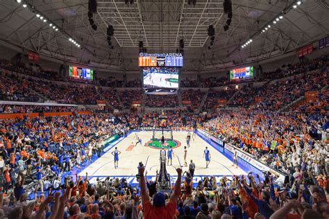 Stephen c o connell center - STEPHEN C. O’CONNELL CENTER. SPORTS. Highlights. (352) 392-5500. 292,000 Sq. Ft. Indoor Facility. 20,000 Sq. Ft. 1st Level Open Floor Space in Arena. Home of the Florida Gator Basketball, Volleyball Gymnastics, …
